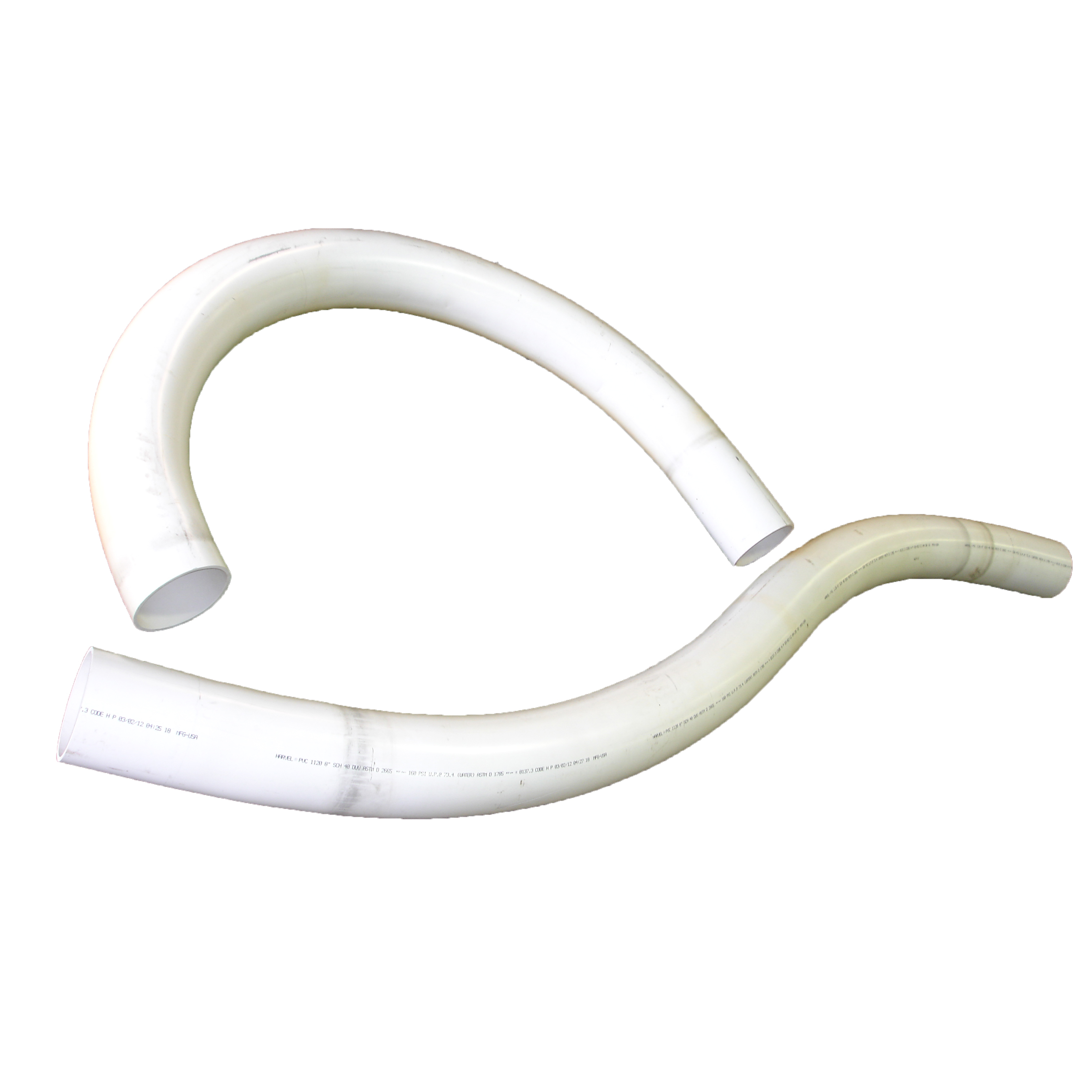 Custom PVC long radius elbow
